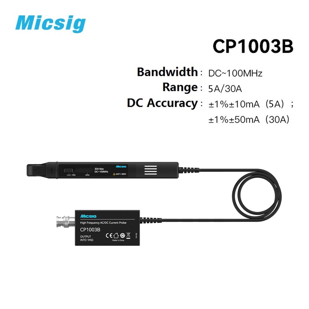 Current Probe Ac Dc 50Mhz Oscilloscope - Micsig Sonde di corrente CA/CC ad