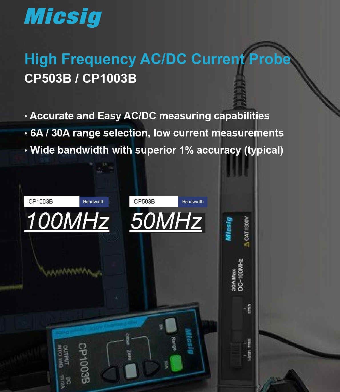 Sonda di corrente ad alta freq - Current Probe Ac Dc 50Mhz Oscilloscope recensione e prezzo